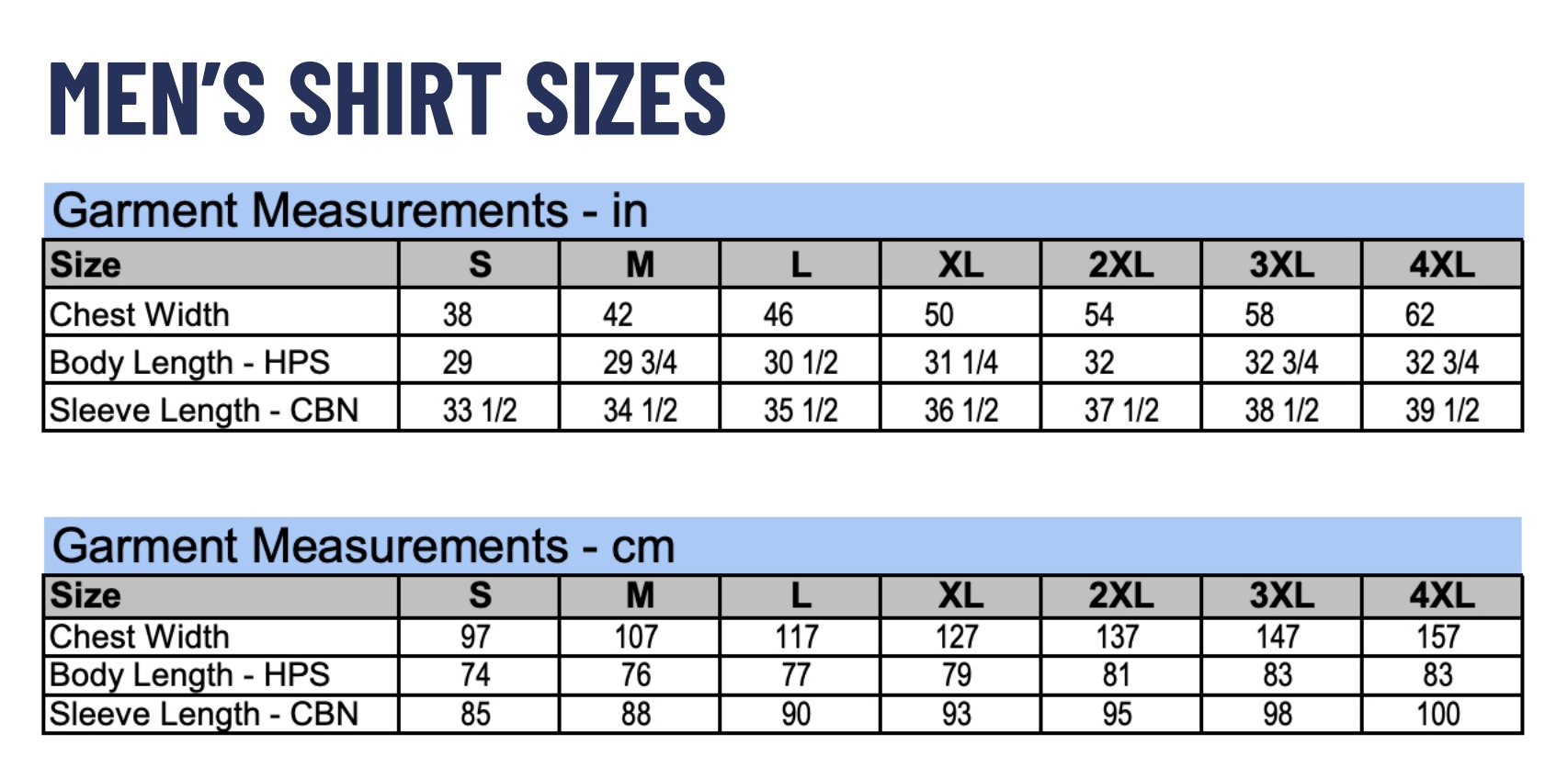 Is there a size chart for race shirts? – The San Francisco Marathon ...